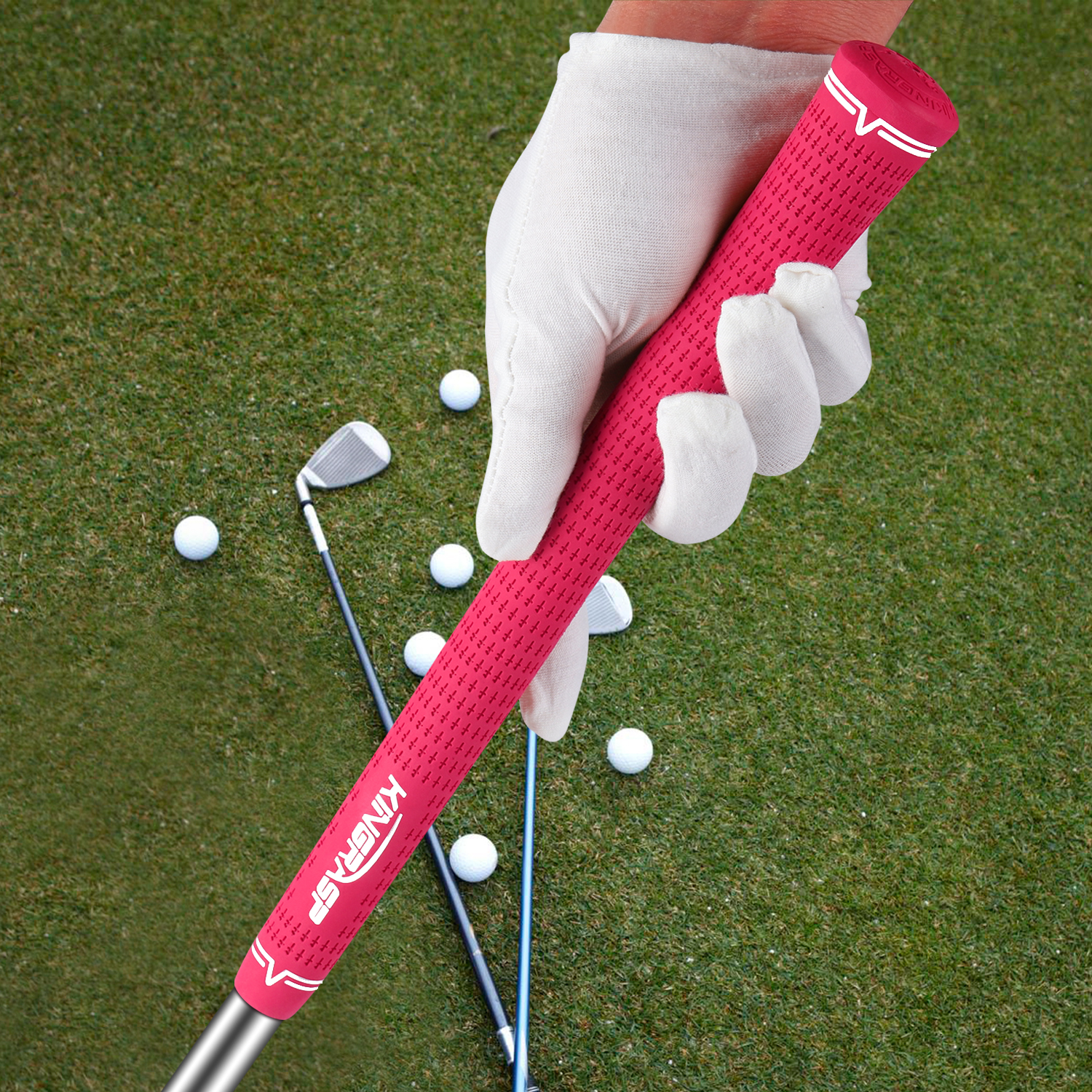 KINGRASP Velvet Solid Color Ladies 13 Golf Grip Set