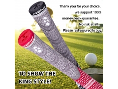 Golf Iron Grip - KINGRASP Multi Compound Golf Grips,Golf Club Grips midsize Standard Size,13 Grips Set,6 Colors Optional,Anti-Slip High S