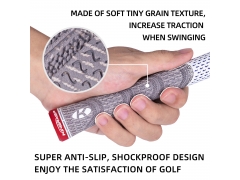 Golf Iron Grip - KINGRASP Multi Compound Golf Grips,Golf Club Grips midsize Standard Size,13 Grips Set,6 Colors Optional,Anti-Slip High S