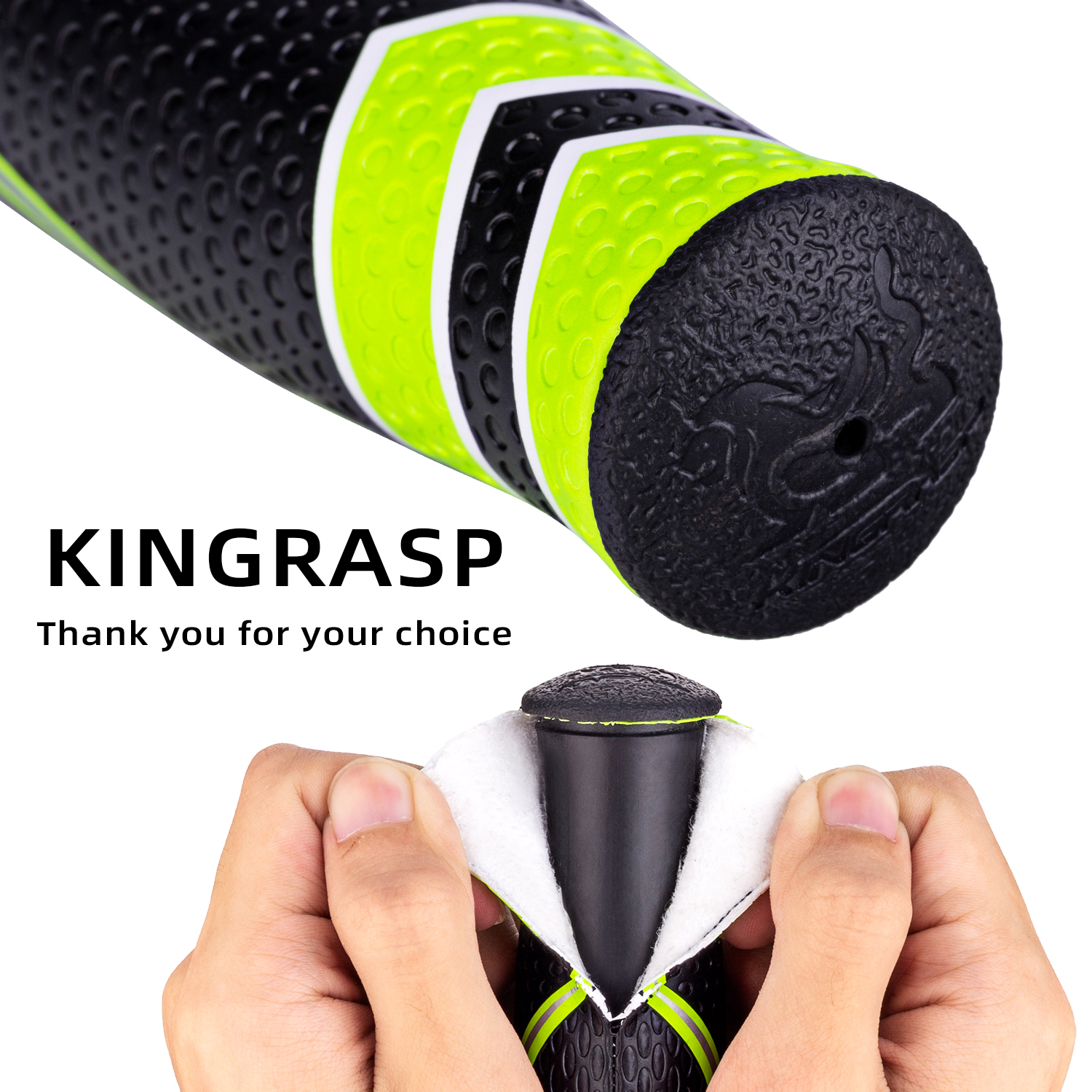 KINGRASP Putter Grip 1.0 2.0 3.0 Golf Putter Grip，Ergonomic Shape, Light, Anti-Slip Pattern,Great Comfortable Feel and M