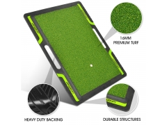 Golf Mat - Lehui Golf Hitting Mats - Artificial Turf Mat for Indoor/Outdoor Practice - Choose Your Size - Includes 1 Rubber Tees