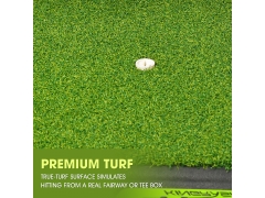 Golf Mat - Lehui Golf Hitting Mats - Artificial Turf Mat for Indoor/Outdoor Practice - Choose Your Size - Includes 1 Rubber Tees